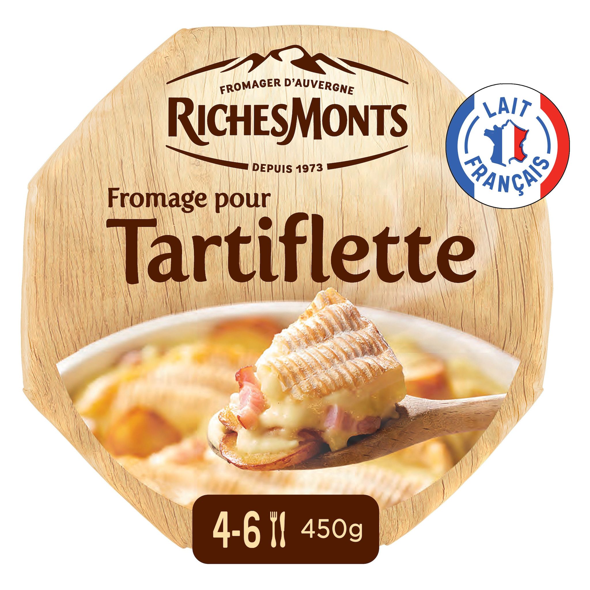 Voir la diapositive 3 : RICHESMONTS Fromage pour tartiflette 450g