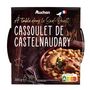 Voir la diapositive 2 : AUCHAN TERROIR Cassoulet de Castelnaudary au confit de canard du Sud-Ouest 1 portion 300g