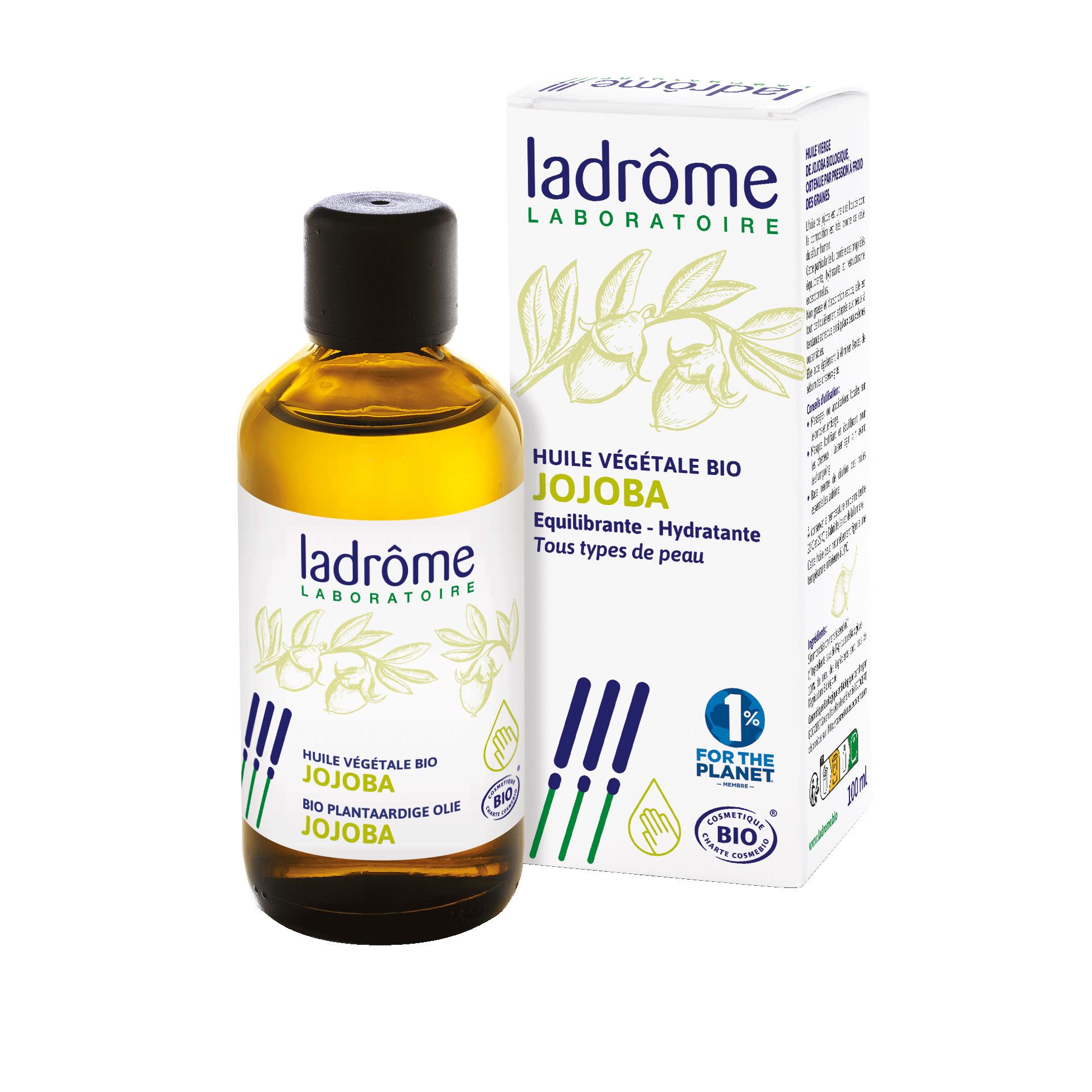 LADROME Huile végétale bio de jojoba 100ml