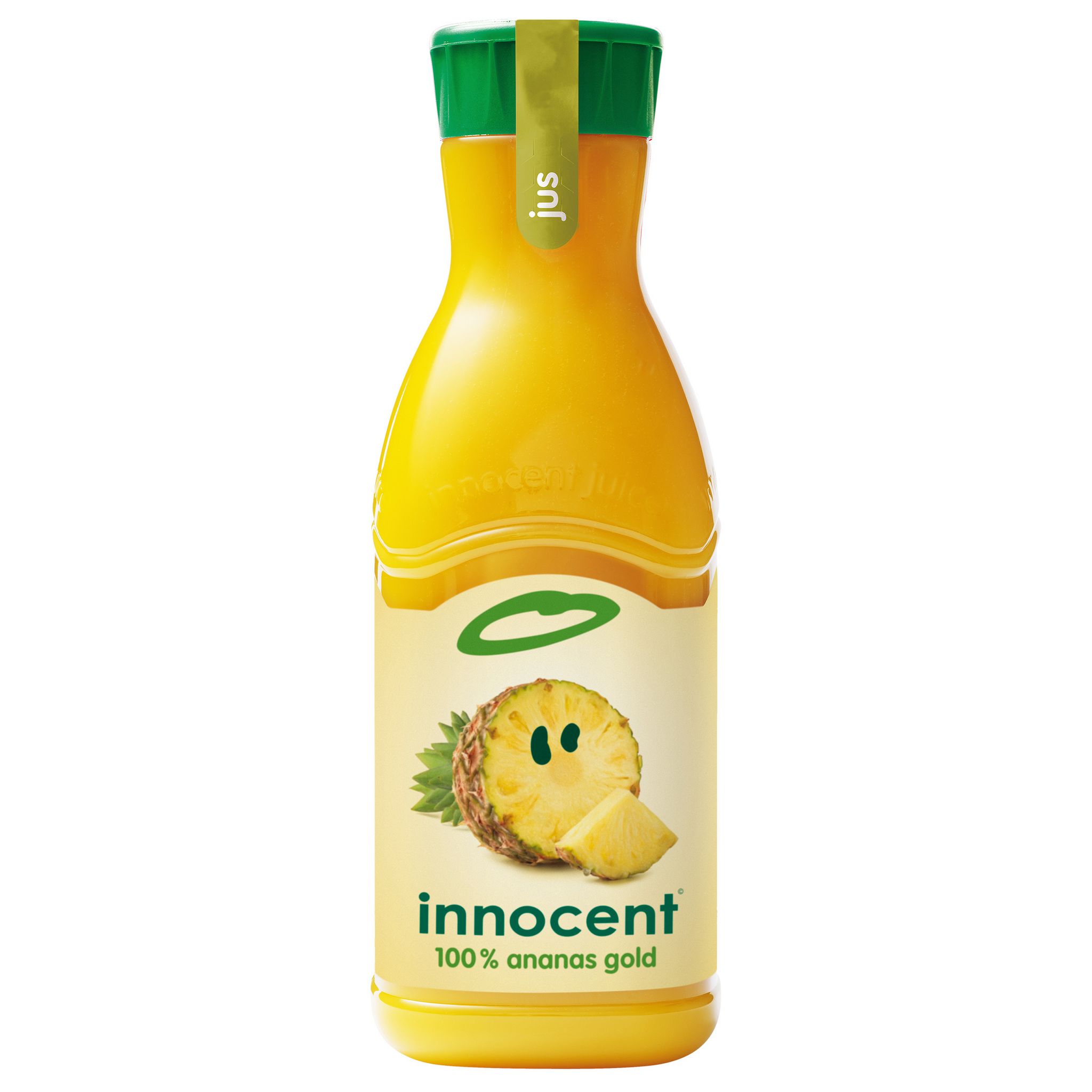 Voir la diapositive 2 : INNOCENT Pur jus 100% ananas pressés 90cl