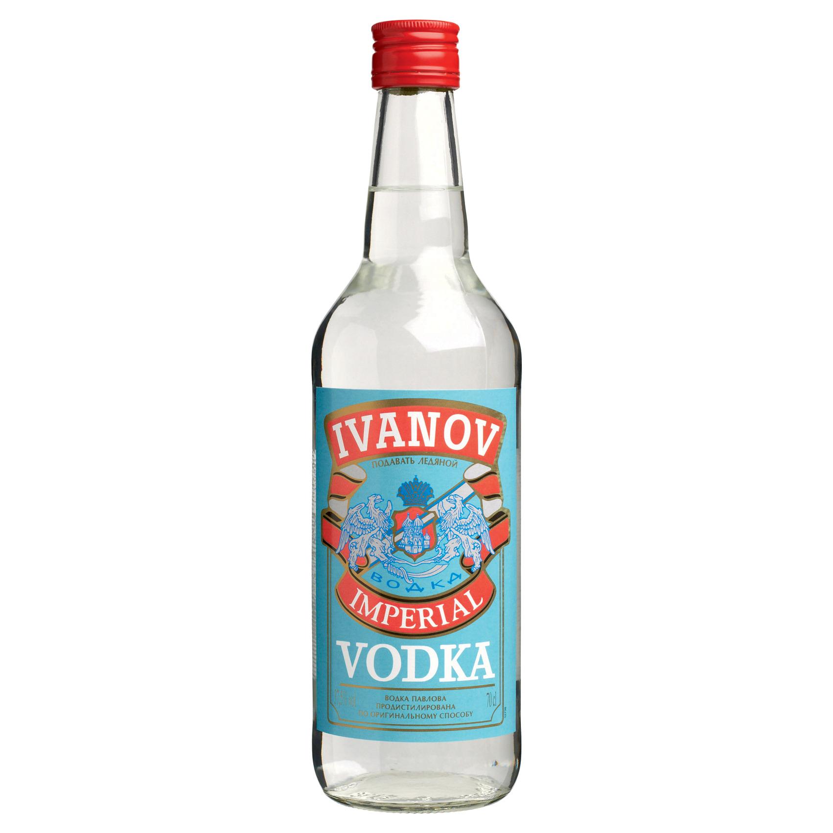 Voir la diapositive 2 : IVANOV IMPERIAL Vodka 37.5% 70cl