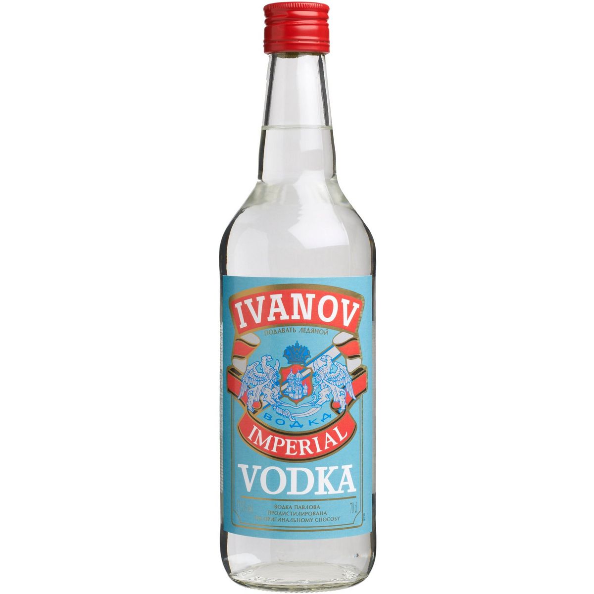 IVANOV IMPERIAL Vodka 37.5% 70cl