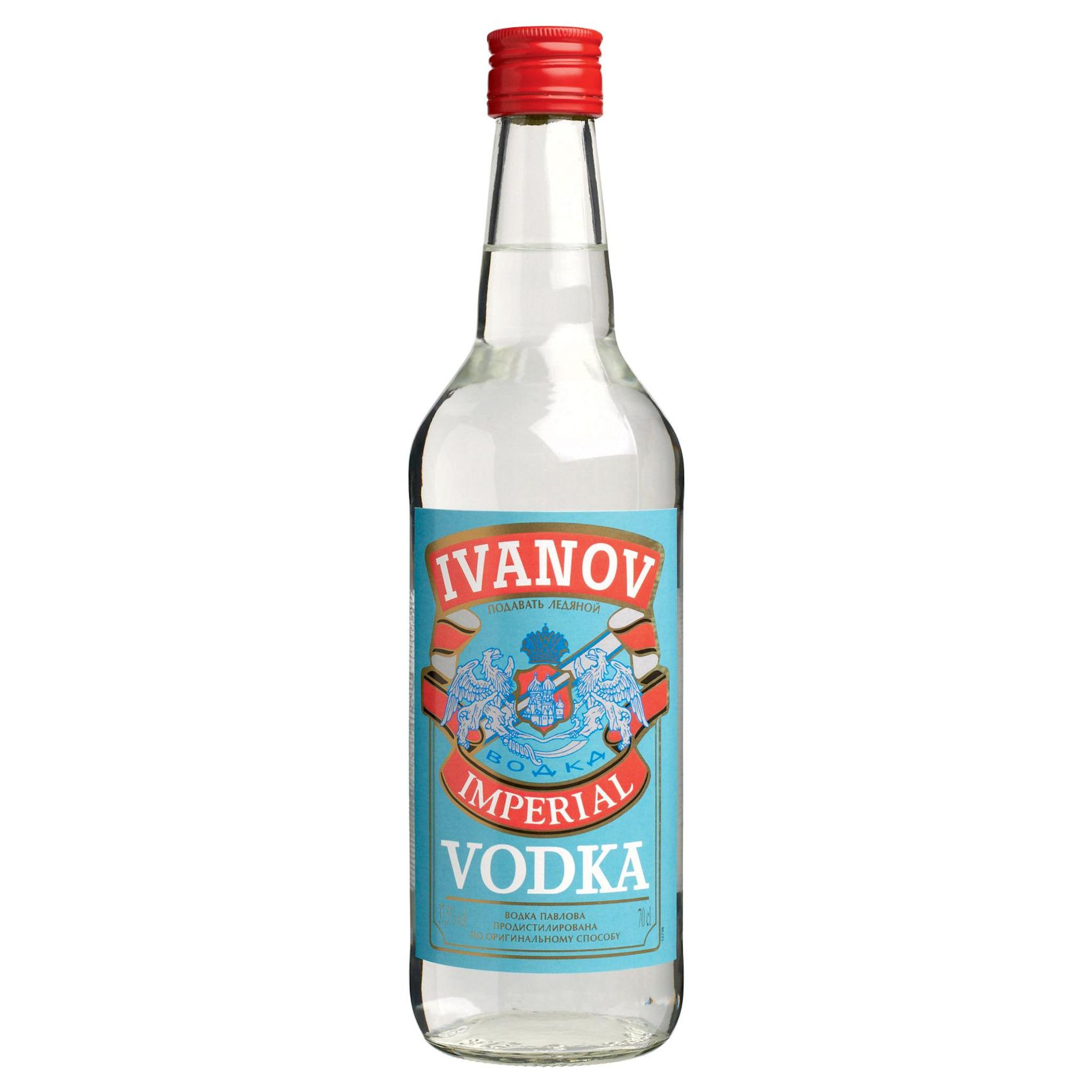 Voir la diapositive 2 : IVANOV IMPERIAL Vodka 37.5% 70cl