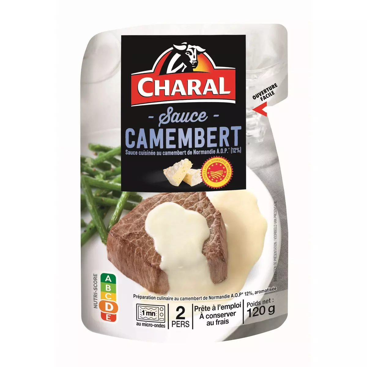 CHARAL Sauce camembert 2 personnes 120g