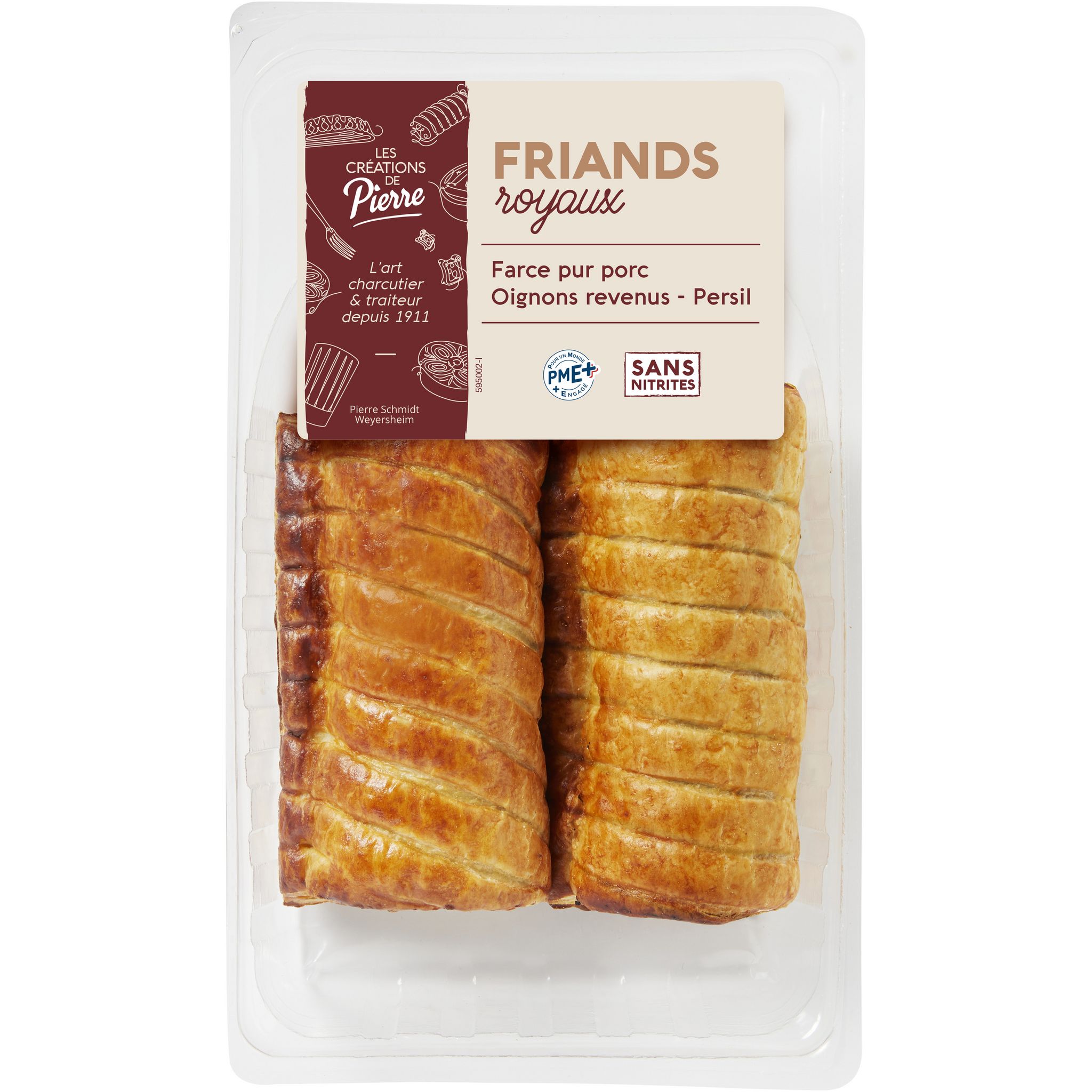 PIERRE SCHMIDT Friands Royaux 2 pièces 2x170g