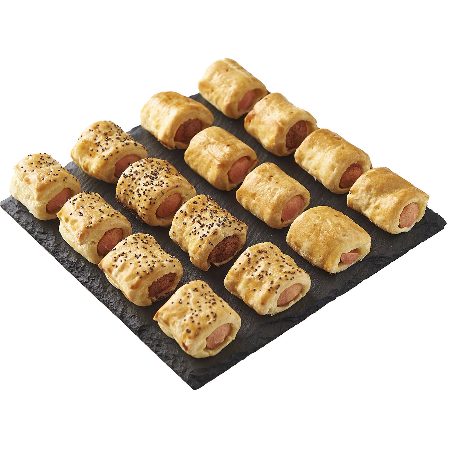 Voir la diapositive 2 : MIX Assotiment de mini saucisses feuilletées 16 pièces 250g