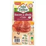ISLA DELICE Bacon de dinde halal à poêler 8 tranches 120g