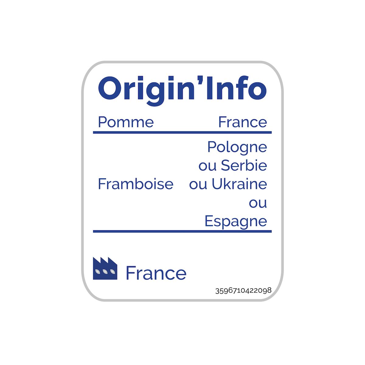 AUCHAN Coupelles purée de pomme framboise sans sucres ajoutés 4x100g