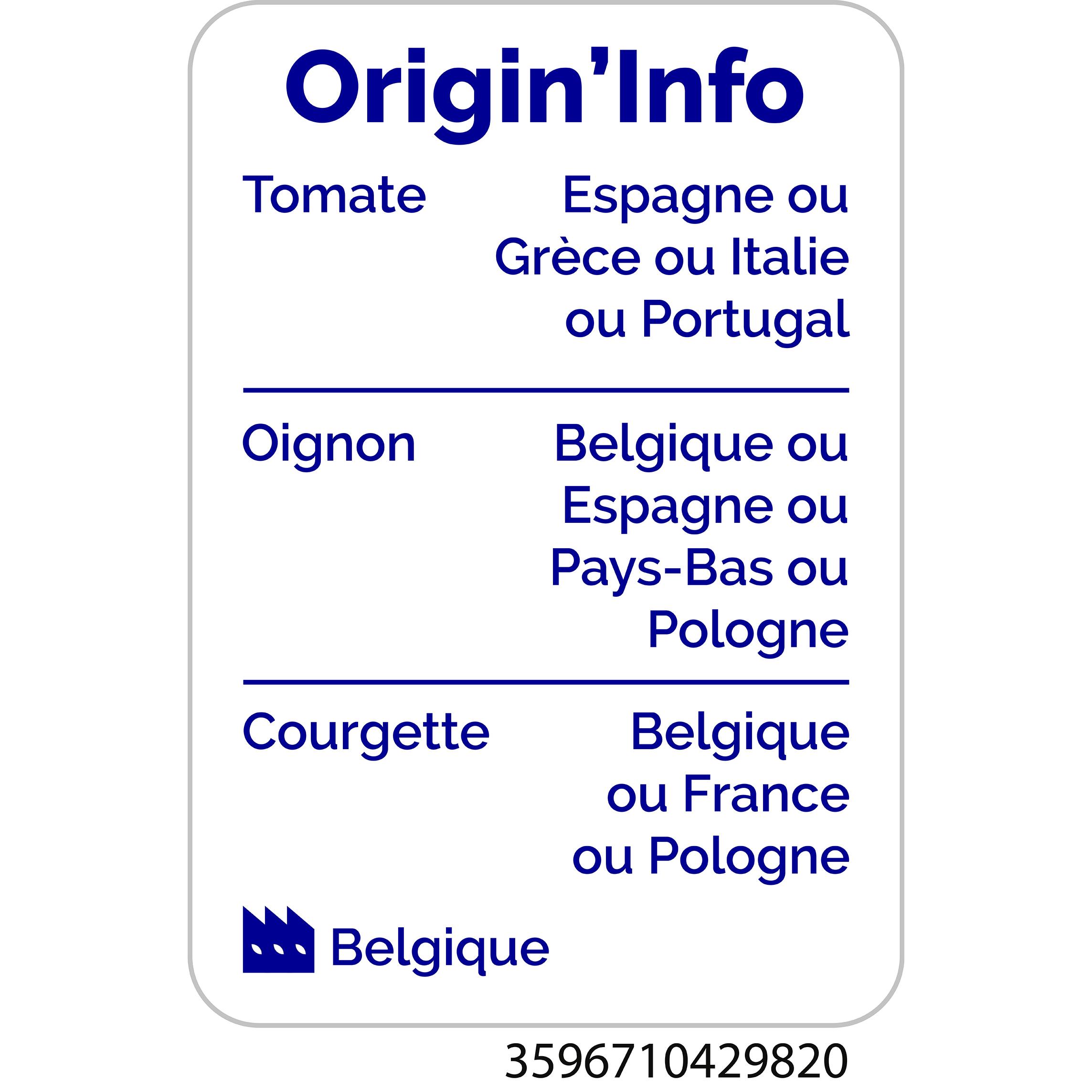 Voir la diapositive 3 : AUCHAN Sauce basquaise en bocal 400g