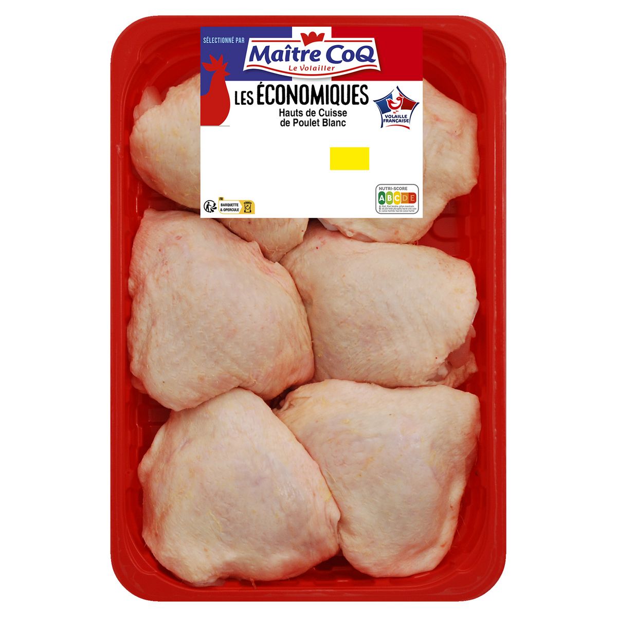 MAITRE COQ Hauts de cuisse de poulet blanc 1kg
