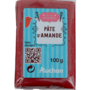 Voir la diapositive 1 : AUCHAN Pâte d'amande rouge 100g