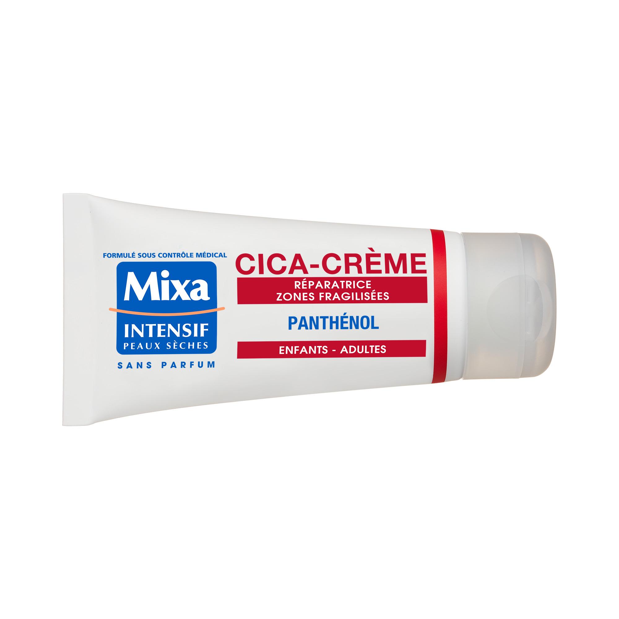 Voir la diapositive 2 : MIXA Intensif Cica-crème réparatrice zones fragilisées enfants & adultes peaux sèches 50ml