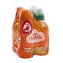 Voir la diapositive 3 : AUCHAN Boisson au jus de fruits goût tropical bouteilles bouchon sport 4x20cl