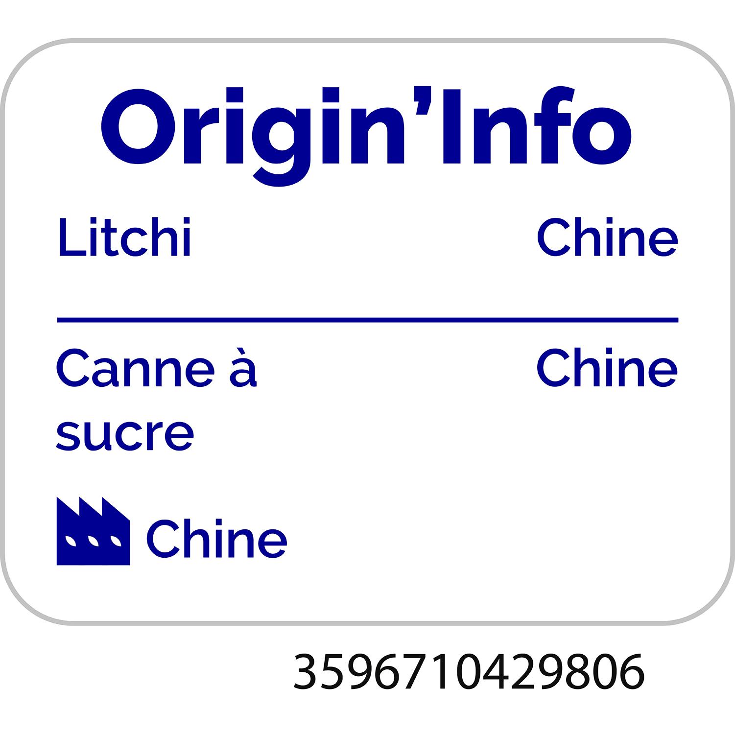 Voir la diapositive 4 : AUCHAN Lychees au sirop léger 565g