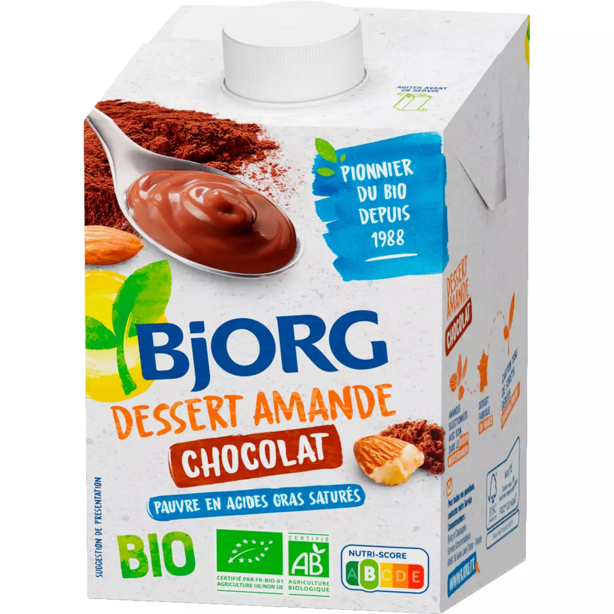 BJORG Dessert amande chocolat bio 50cl