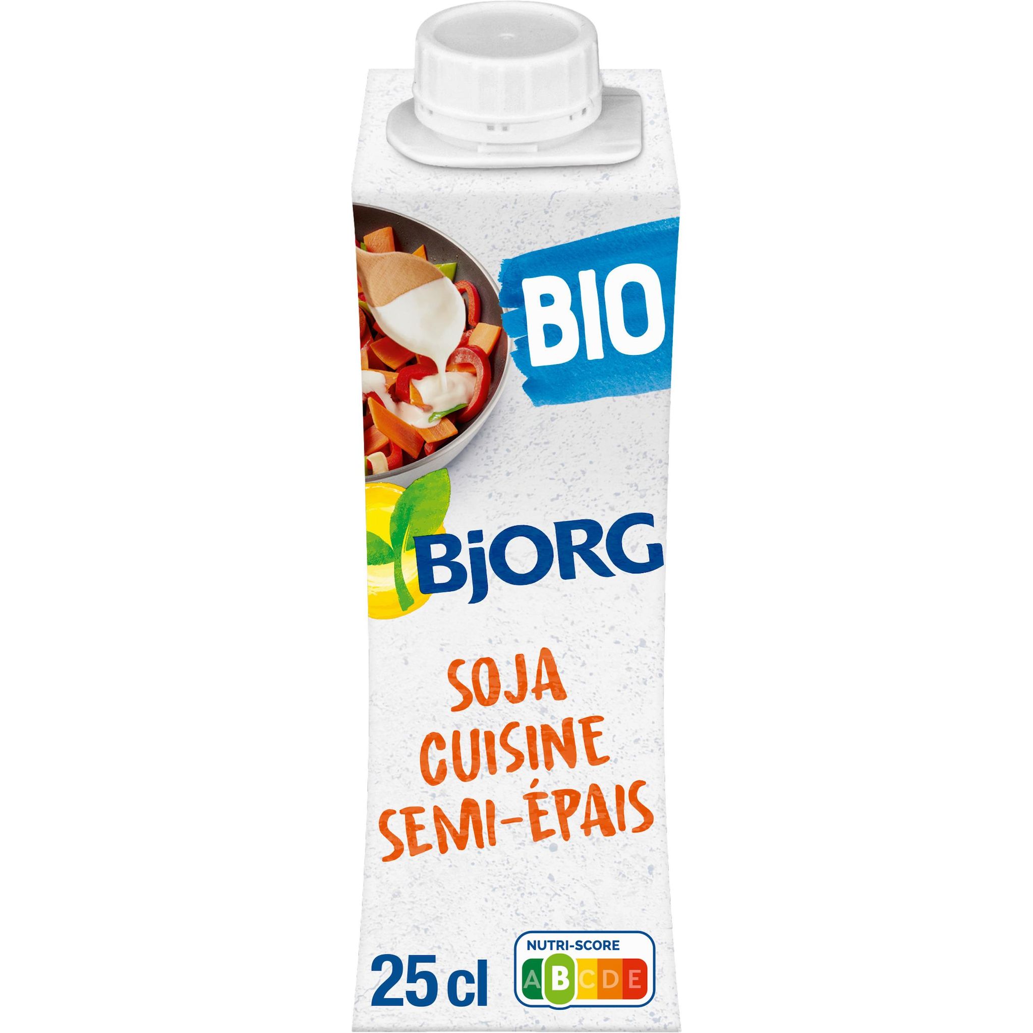 Voir la diapositive 2 : BJORG Soja cuisine semi-épais bio 25cl