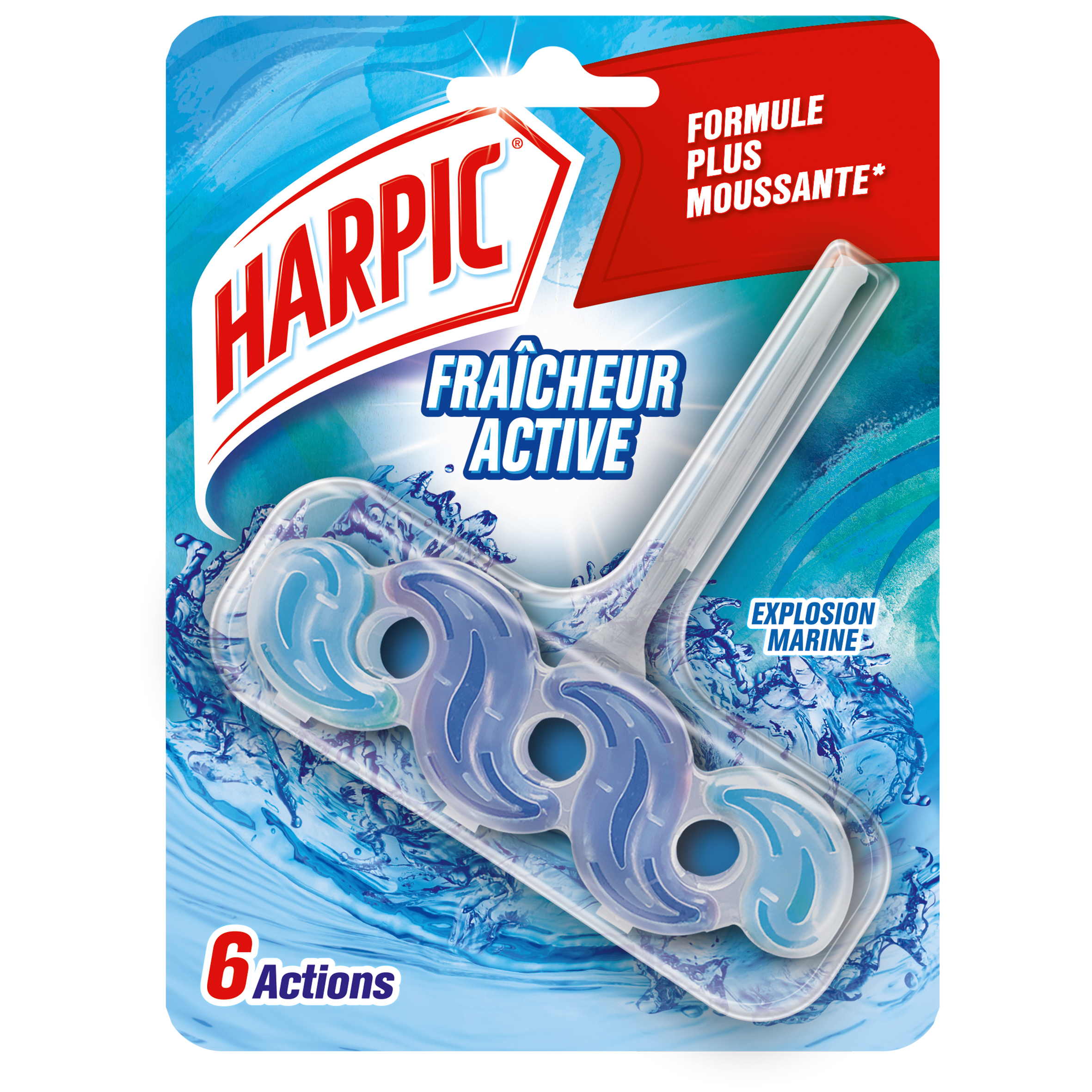 HARPIC Bloc WC fraîcheur active 6 actions 1 bloc