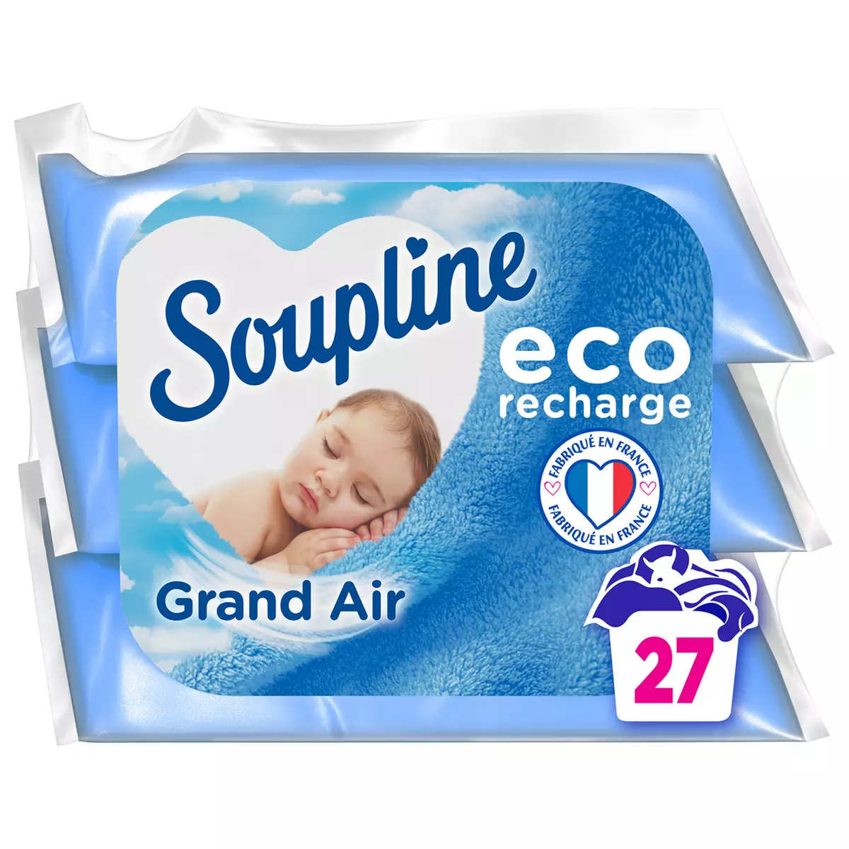Adoucissant Soupline concentré Grand Air 29 lavages - Assouplissants,  adoucissants