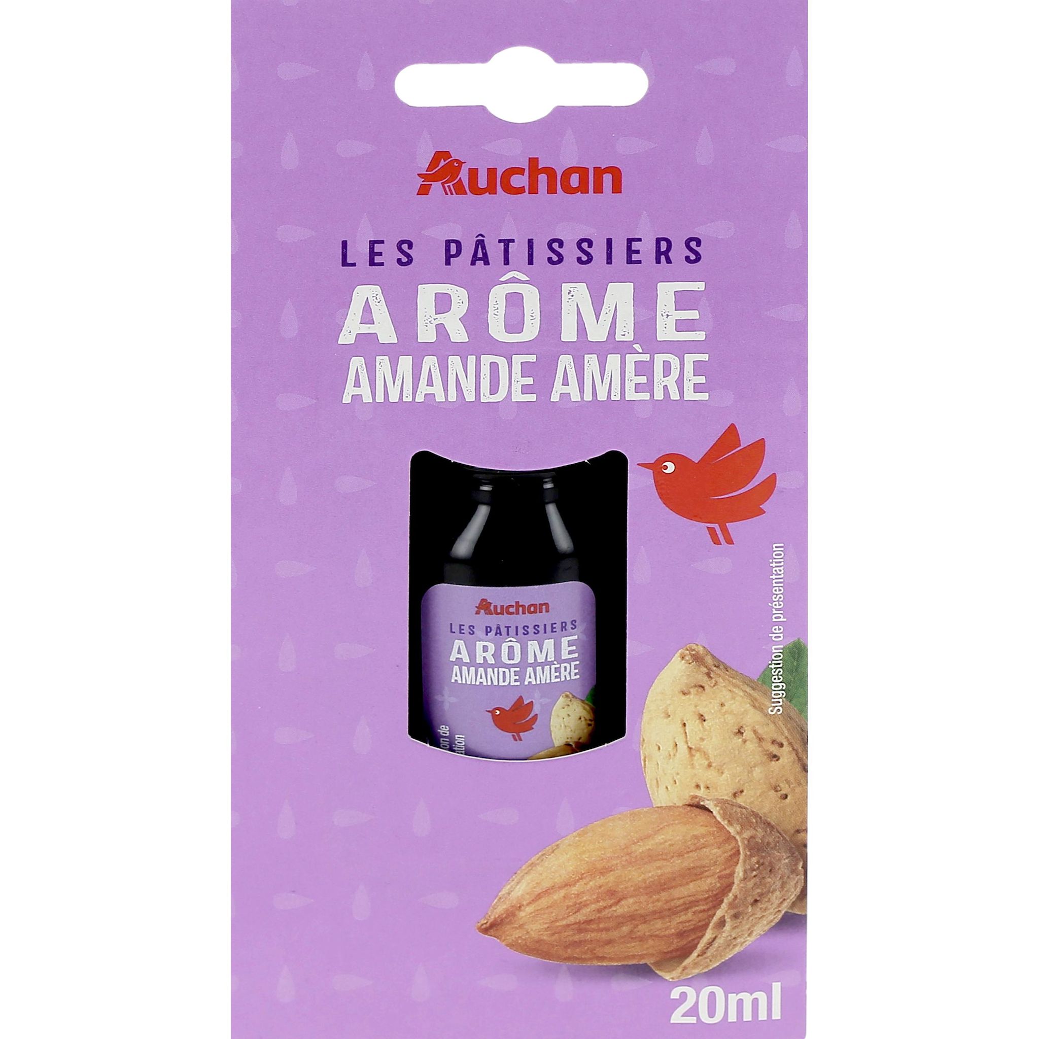Voir la diapositive 2 : AUCHAN Arôme d'amande amère 20ml