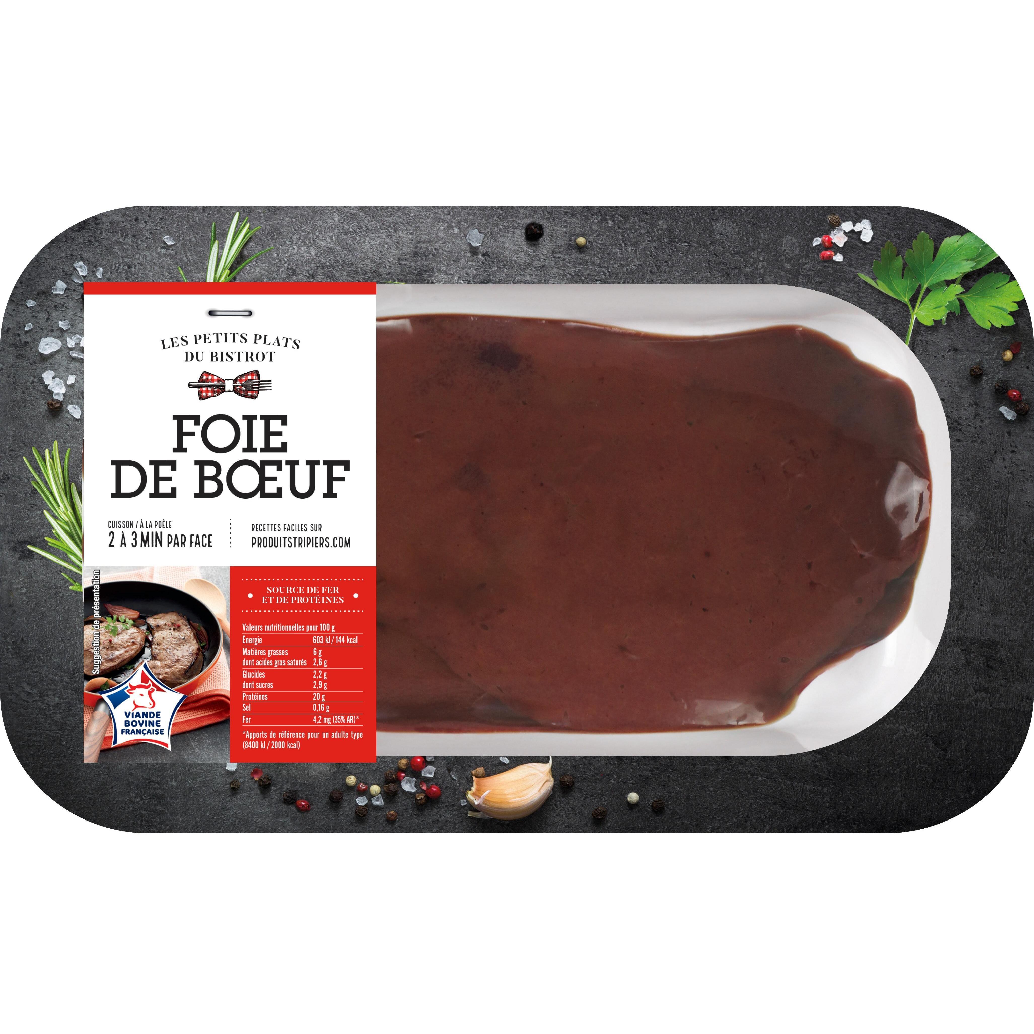 MON BOUCHER Foie de boeuf 1 pièce 126 g à 154 g