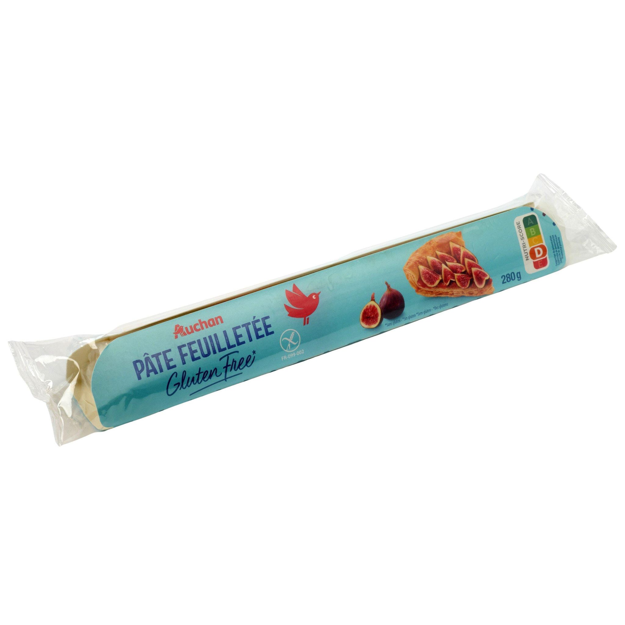 Voir la diapositive 2 : AUCHAN Pâte feuilletée sans gluten 280 g