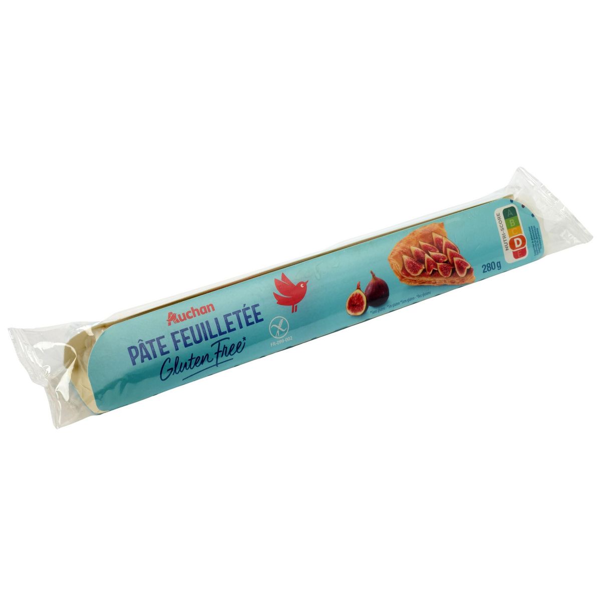 AUCHAN Pâte feuilletée sans gluten 280 g