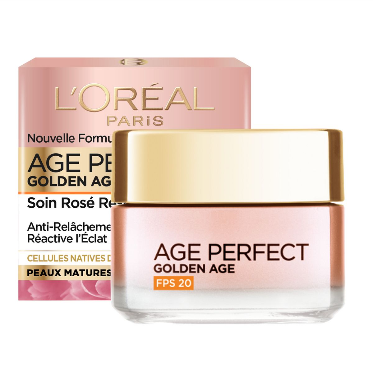 L'OREAL Age Perfect soin rose refortifiant FPS20 peaux matures et ternes 50ml
