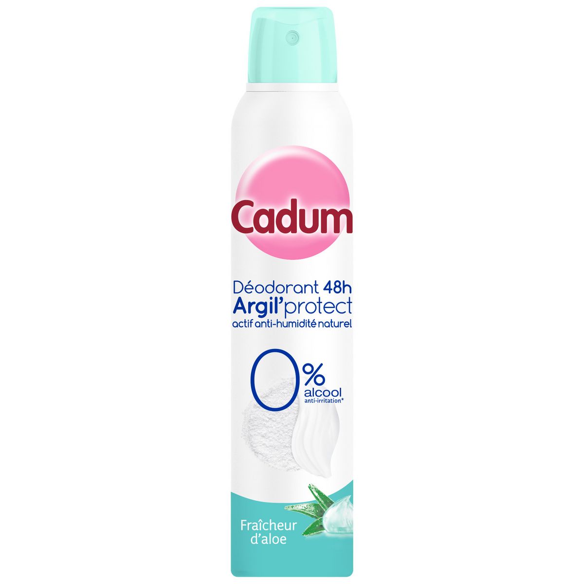 CADUM Déodorant spray 48h micro talc 0% alcool 200ml