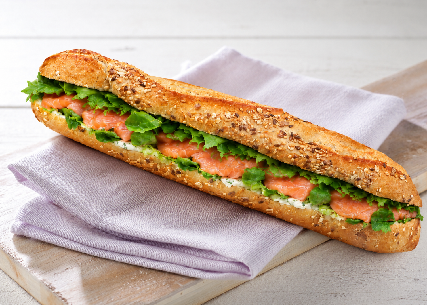 Déjeunette pavot au saumon crudités 250g
