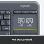 Voir la diapositive 9 : LOGITECH Clavier Sans Fil K400 Plus AZERTY Français Noir