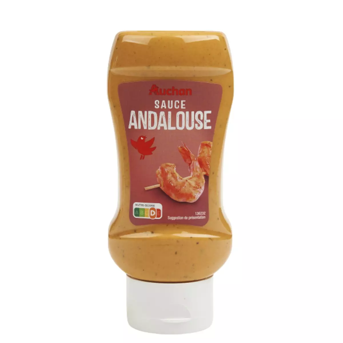 AUCHAN Sauce andalouse flacon souple 340g