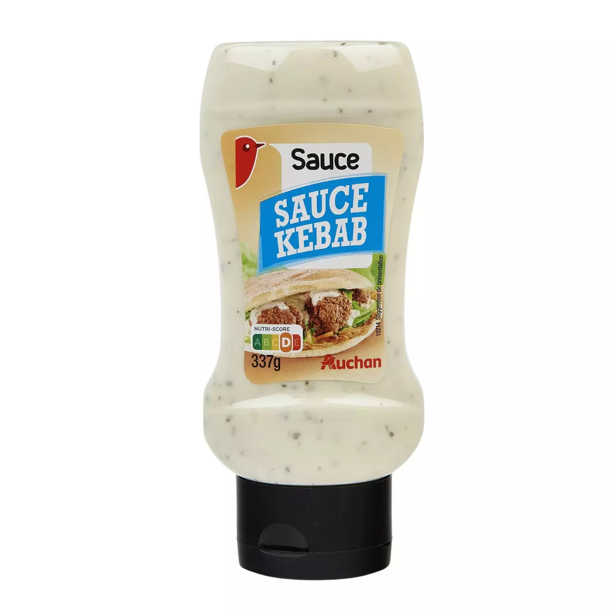AUCHAN Sauce kebab flacon souple 337g