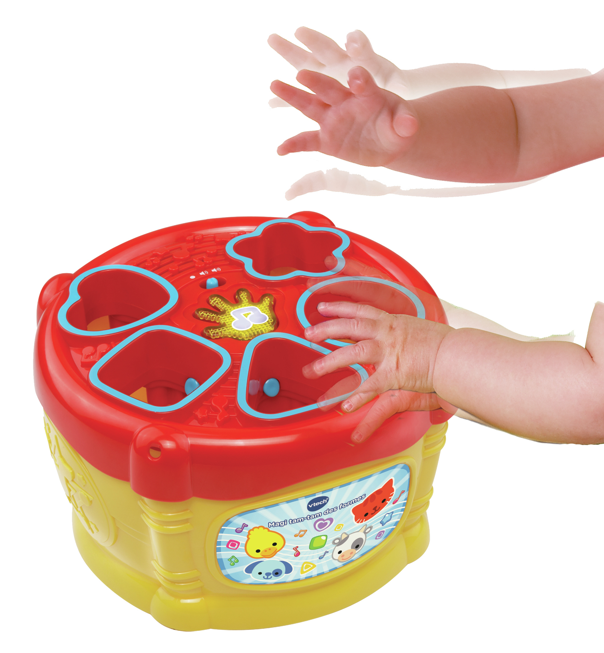 Voir la diapositive 2 : VTECH Boîte à formes - Magi Tam Tam des formes