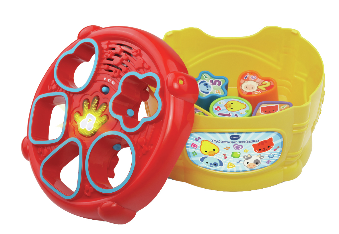Voir la diapositive 3 : VTECH Boîte à formes - Magi Tam Tam des formes