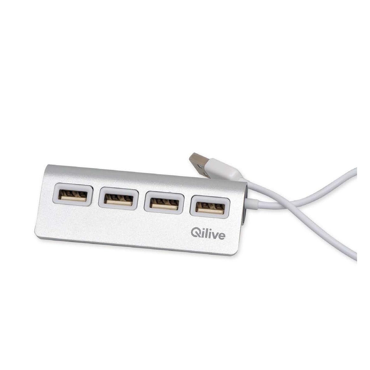 QILIVE Hub 4ports portable