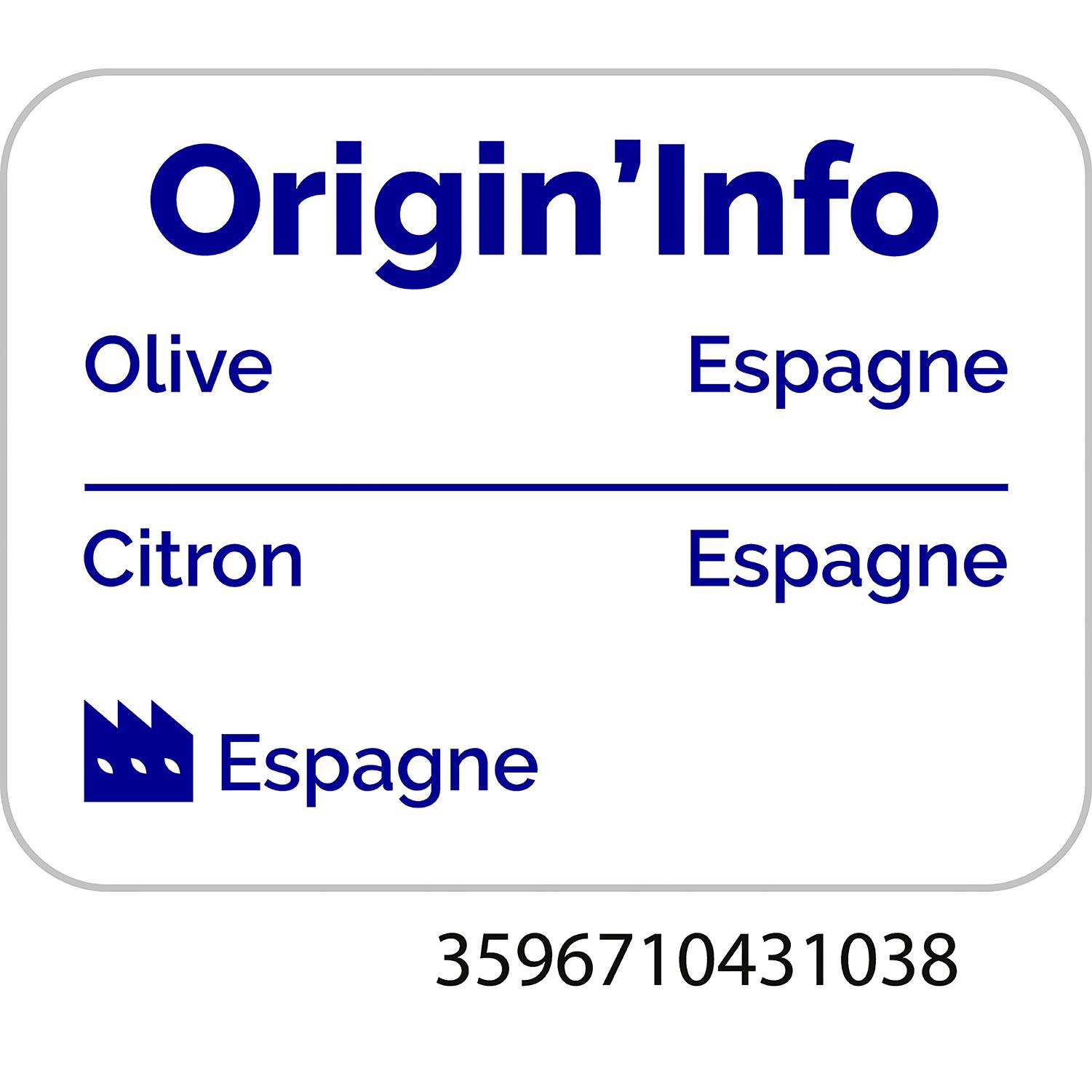 Voir la diapositive 2 : AUCHAN Olives vertes à la farce de citron 150g