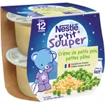 Nestlé NESTLE P'tit souper bol crème de petits pois et pâtes dès 12 mois