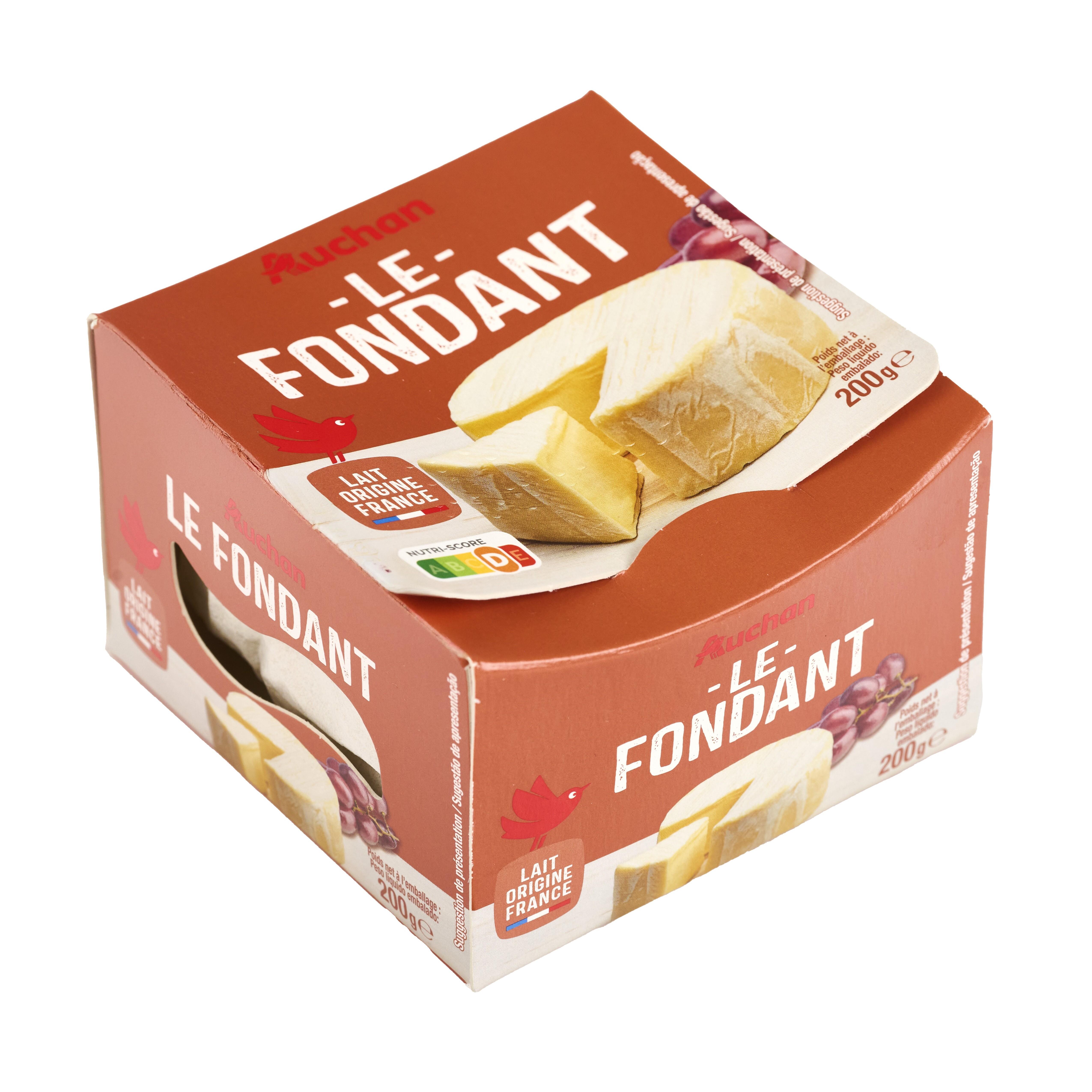 Voir la diapositive 5 : AUCHAN GOURMET Fromage le fondant 200g