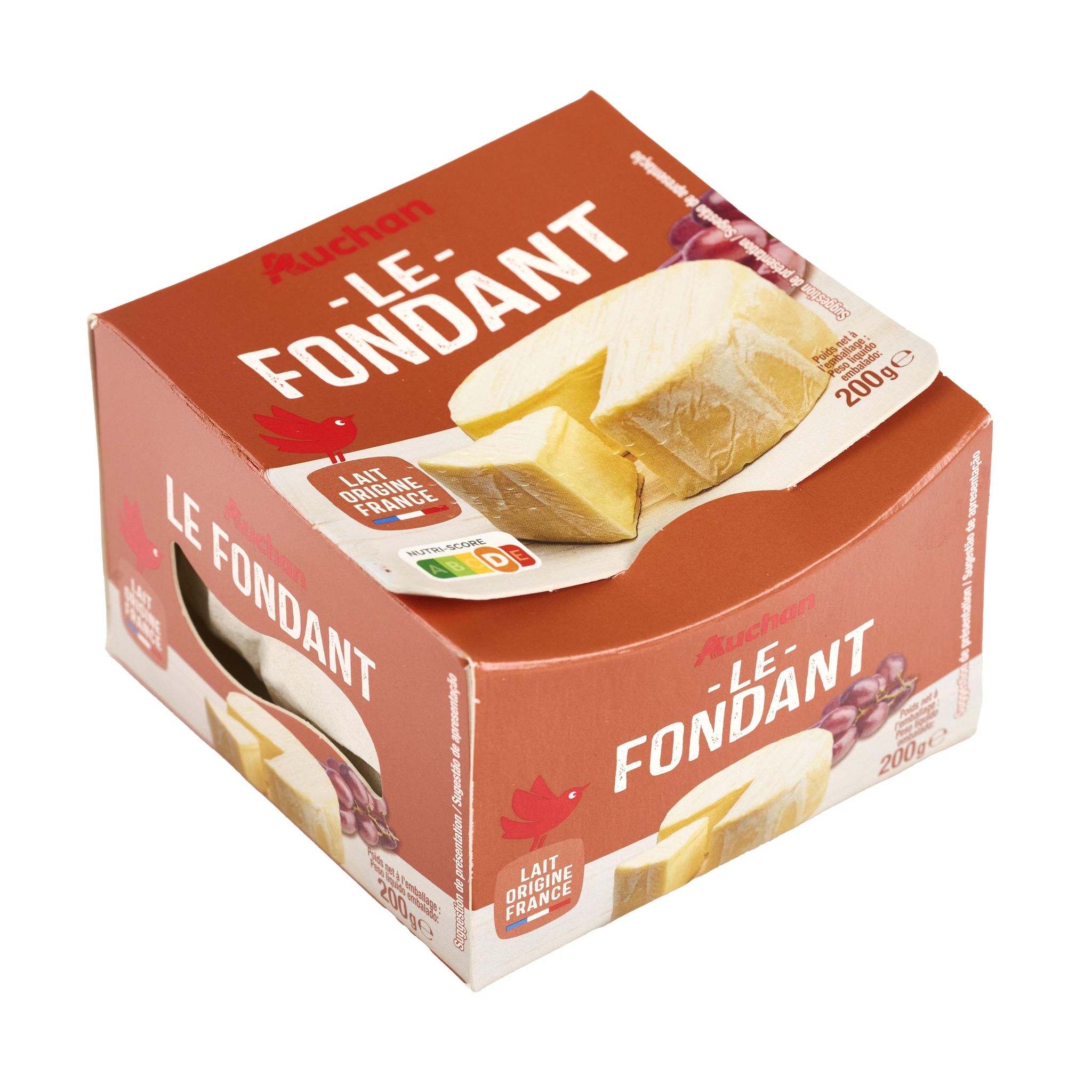 Voir la diapositive 5 : AUCHAN GOURMET Fromage le fondant 200g