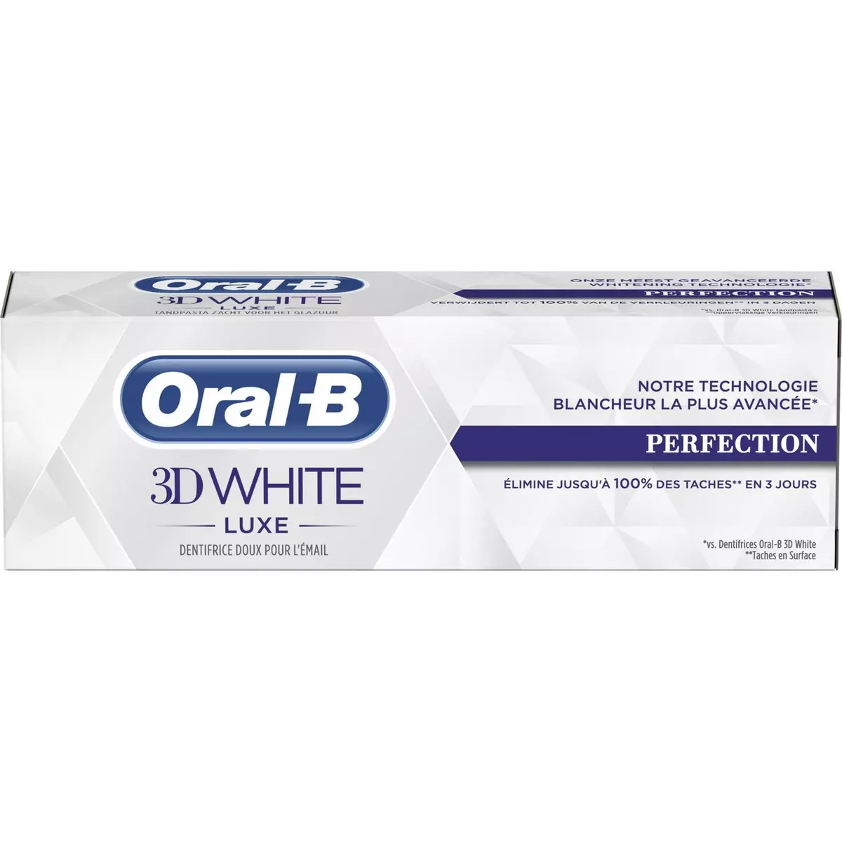 ORAL-B 3D White dentifrice doux pour l'émail perfection blancheur 75ml