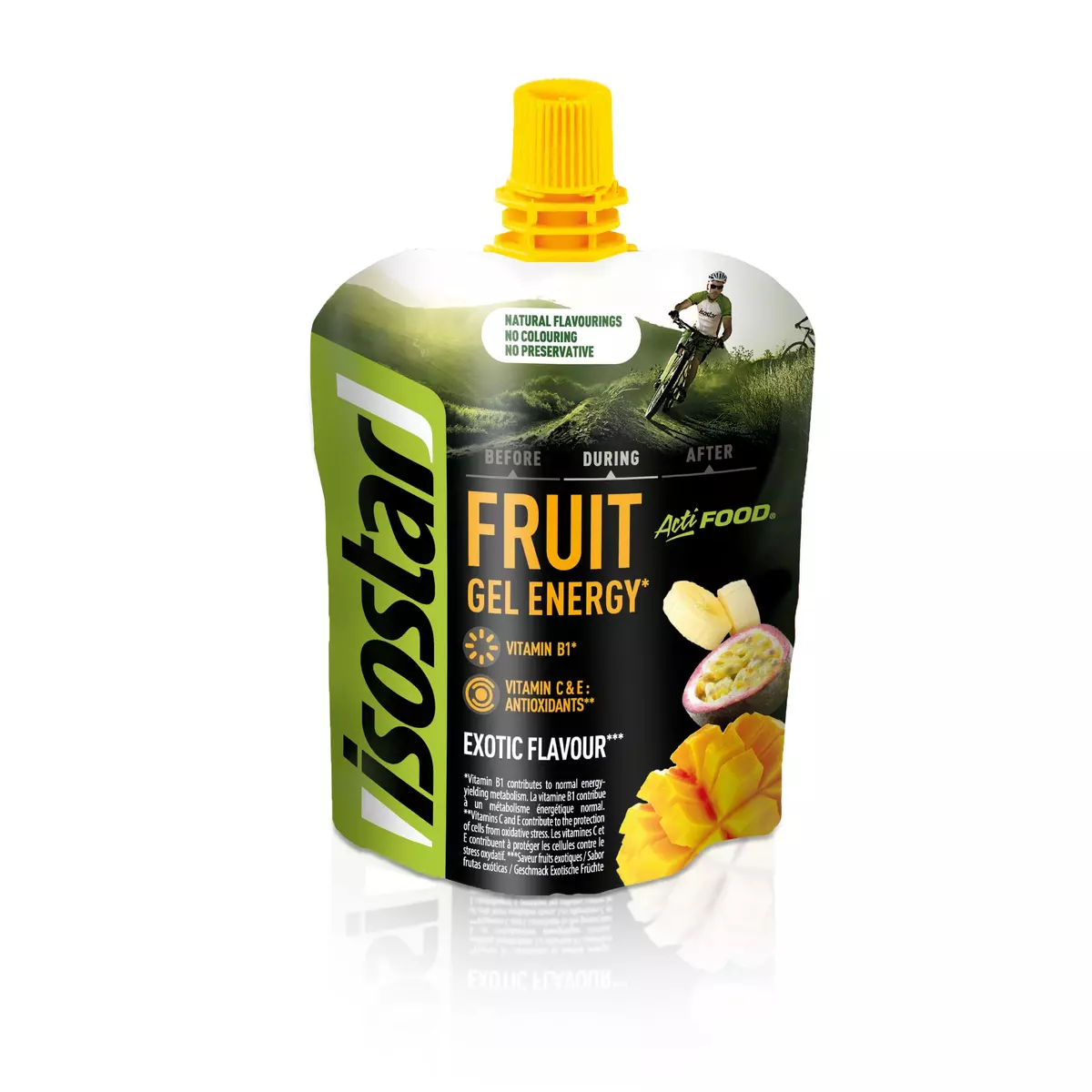 ISOSTAR Gel energy Actifood saveur fruit exotique 90g