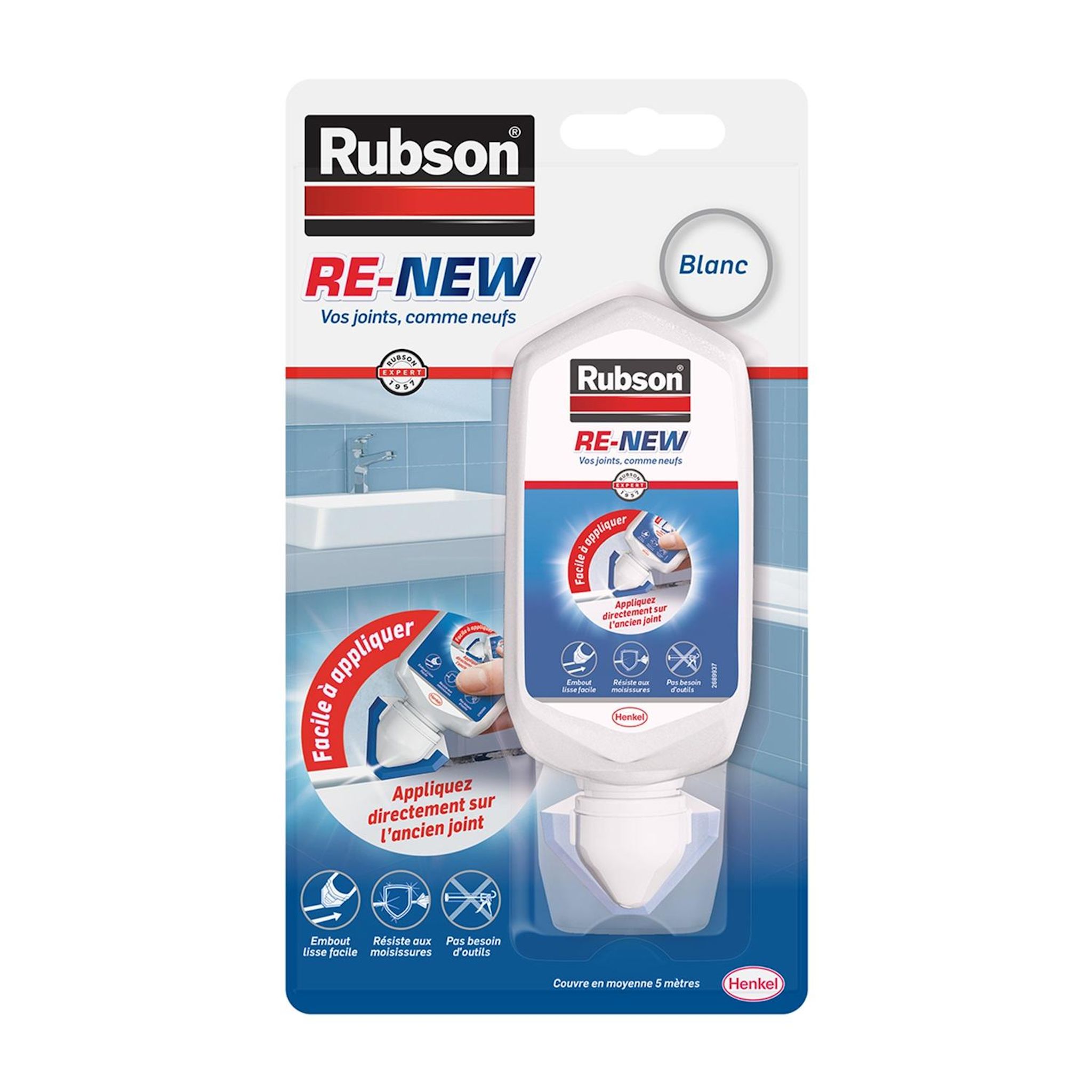 RUBSON Mastic blanc tube 100ml