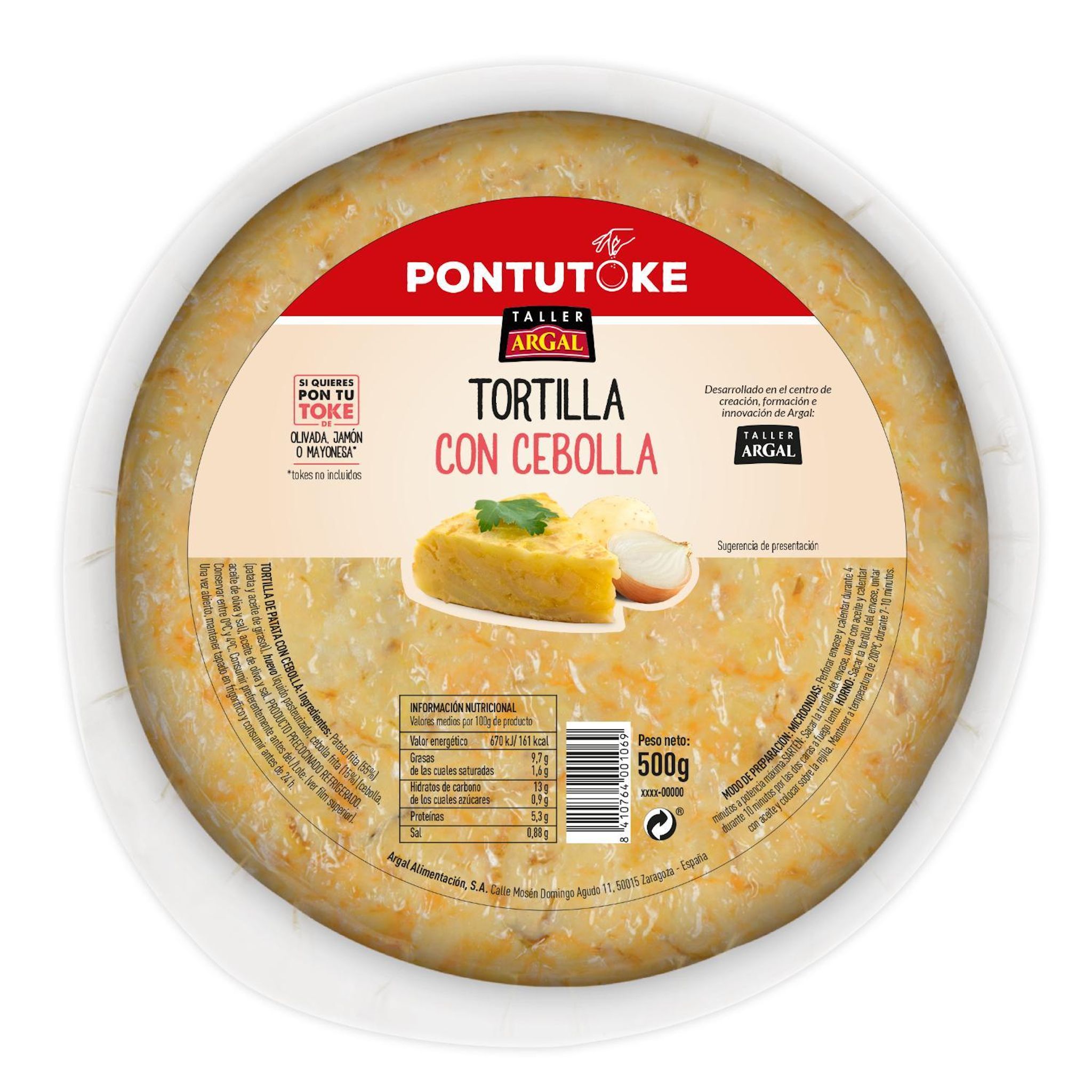ARGAL Tortillas aux oignons 500g