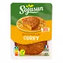SOJASUN Galettes soja et blé au curry 2 pièces 200g