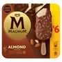 Voir la diapositive 2 : MAGNUM Bâtonnet glacé à la vanille enrobé de chocolat aux amandes 6 pièces 490g