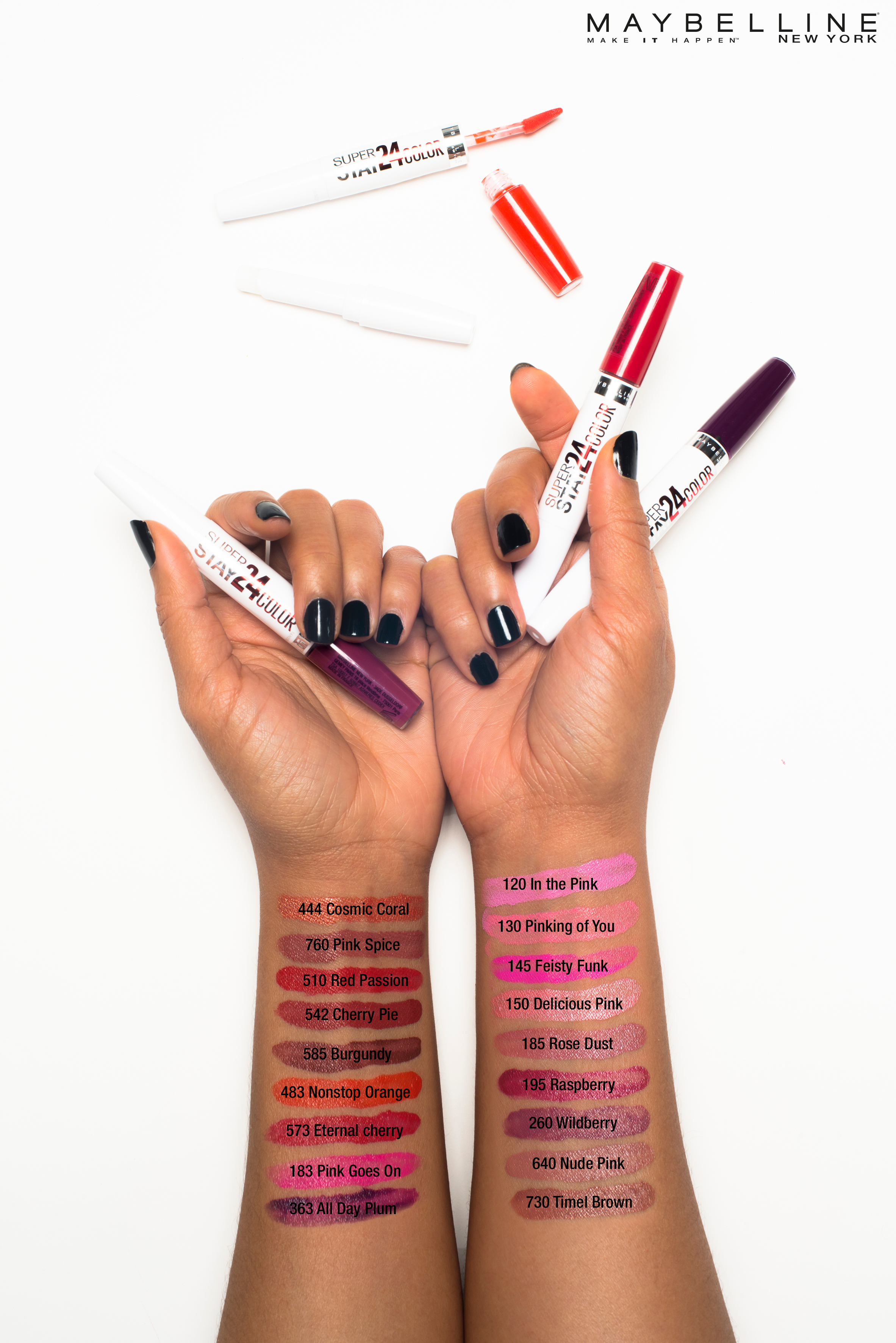 Voir la diapositive 2 : MAYBELLINE Mascara Superstay 24h rouge passion 1 mascara