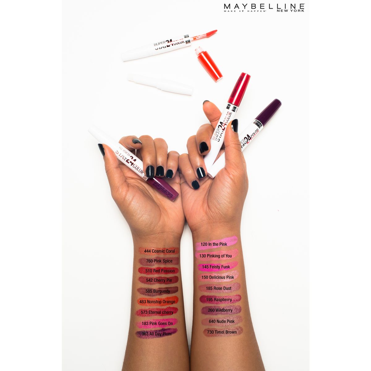 MAYBELLINE Mascara Superstay 24h rouge passion 1 mascara