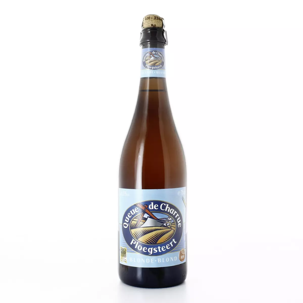 QUEUE DE CHARRUE Bière blonde 6,6% 75cl