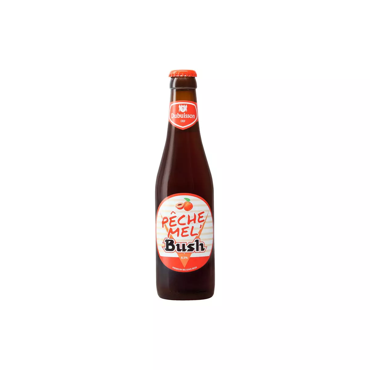BUSH Bière ambrée aromatisée pêche miel 8,5% bouteille 33cl