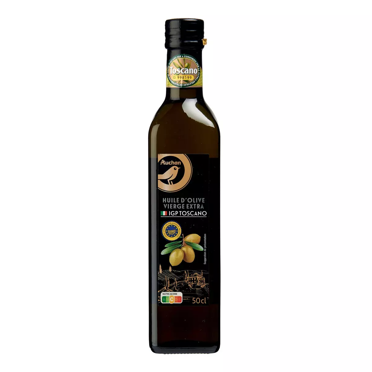 AUCHAN GOURMET Huile d'olive vierge extra de Toscane IGP 50cl